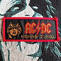 AC/DC - Patch - AC/DC 'Highway To Hell' Red Border Patch