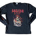 Deicide - TShirt or Longsleeve - Deicide when satan lives long sleeve shirt 1998 blue grape XL