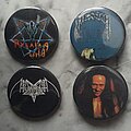 Venom - Pin / Badge - Venom Running Wild Messiah Tiamat 4 pins set