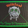 Motörhead - Patch - Motörhead No Sleep 'til Hammersmith patch (glitter, green border)