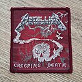 Metallica - Patch - Metallica creeping death Patch red border version