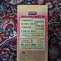 Tankard - Other Collectable - Tankard Concert Ticket
