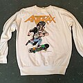 Anthrax - Hooded Top / Sweater - Anthrax 'NOT' man on a skateboard sweatshirt