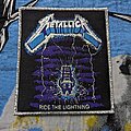 Metallica - Patch - Metallica - Ride The Lightning woven patch