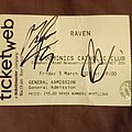 Raven - Other Collectable - Raven signed ticket stub