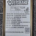 Wolfsbane - Other Collectable - Wolfsbane poster signed by Blaze