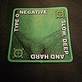 Type O Negative - Patch - Type O Negative Slow, Deep And Hard Green Border