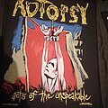 Autopsy - Patch - Autopsy Acts Of The Unspeakable Original Backpatch