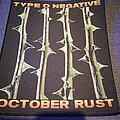 Type O Negative - Patch - Type O Negative October rust backpatch