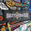 Bolt Thrower - Patch - Bolt thrower logo purple writing