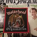 Motörhead - Patch - Motörhead Orgasmatron red border