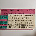 Acid Bath - Other Collectable - Acid Bath concert ticket