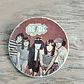 AC/DC - Pin / Badge - AC/DC Soviet era underground badge band image