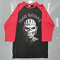 Iron Maiden - TShirt or Longsleeve - Iron Maiden Book of Souls red sleeved raglan shirt.