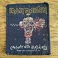 Iron Maiden - Patch - Iron Maiden Can I play with Madness patch blue border