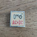 AC/DC - Pin / Badge - AC/DC For Those about to Rock - rectangular badge