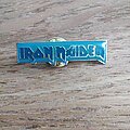 Iron Maiden - Pin / Badge - Iron Maiden Blue logo bar badge