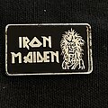 Iron Maiden - Pin / Badge - Iron Maiden Debut album chrome badge