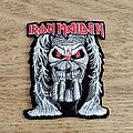 Iron Maiden - Patch - Iron Maiden Eddie Candle finger patch -iron on