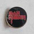 Iron Maiden - Pin / Badge - Iron Maiden Mirror backed stacked logo pin