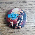 W.A.S.P. - Pin / Badge - W.A.S.P. Blackie Lawless with axe badge -35mm