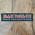 Iron Maiden - Patch - Iron Maiden Brave New World strip patch - 2004