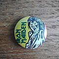 Iron Maiden - Pin / Badge - Iron Maiden Killers - yellow/red 25mm