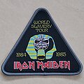 Iron Maiden - Patch - Iron Maiden World Slavery Tour triangular patch