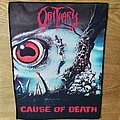 Obituary - Patch - Obituary Cause of death sublimated back patch