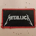Metallica - Patch - Metallica logo patch- red border