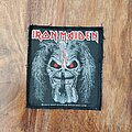 Iron Maiden - Patch - Iron Maiden Eddie Candle finger - woven square patch - 2013