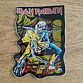 Iron Maiden - Other Collectable - Iron Maiden Piece of Mind shaped vinyl sticker (16x12cm)