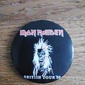 Iron Maiden - Pin / Badge - Iron Maiden 1980 British tour badge 55mm