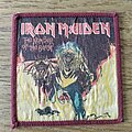 Iron Maiden - Patch - Iron Maiden Number of the Beast single square patch - red border