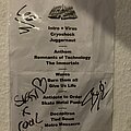 Space Chaser - Other Collectable - Space Chaser Signed Setlist