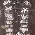 Black And Death Metal - Battle Jacket - Black & White Black and Death Metal Battle Vest