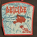 Deicide - Patch - Deicide  Once Upon the Cross Red Boarder