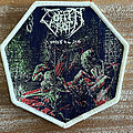 Coffin Rot - Patch - Coffin Rot A Monument to the Dead ptpp Cream Border