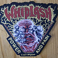 Whiplash - Patch - Whiplash Power And Pain Laser Cut BY Burning Leather Mexico