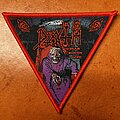 Death - Patch - Death, Scream bloody gore, red border triangle patch