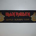 Iron Maiden - Patch - Iron Maiden - World Slavery Tour patch