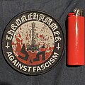 Thronehammer - Patch - Thronehammer Against Fascism round patch