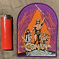 Conan The Barbarian - Patch - Conan The Barbarian comic style purple border patch