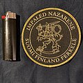 Impaled Nazarene - Patch - Impaled Nazarene Suomi Finland Perkele gold border round patch