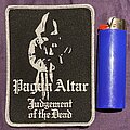 Pagan Altar - Patch - Pagan Altar Judgement of the Dead silver glitter patch