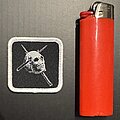 Candlemass - Patch - Candlemass Skull white border mini patch