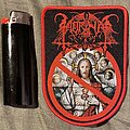 Horna - Patch - Horna anti-Christ red border patch
