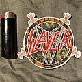 Slayer - Patch - Slayer round logo Reign in Blood laser cut patch