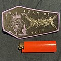 Devastator - Patch - Devastator Liar horizontal coffin purple border patch