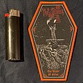 The Black - Patch - The Black The Priest of Satan red border coffin patch